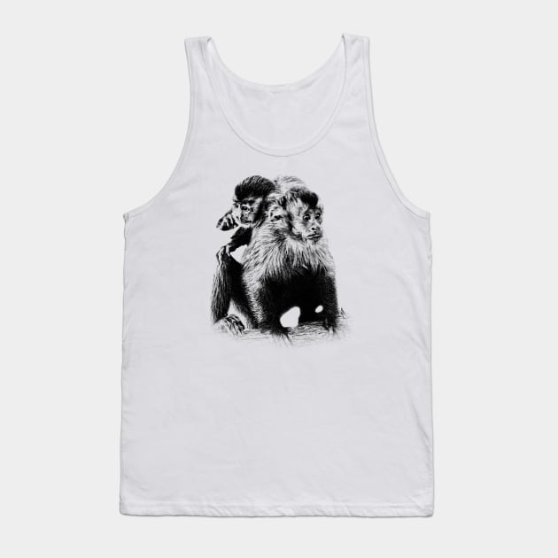 Tufted capuchin Tank Top by Guardi